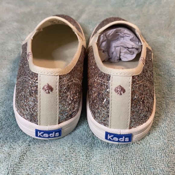 Kate Spade Keds Glitter Sneakers 5M - Picture 5 of 8